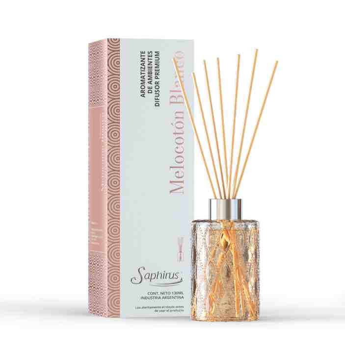 SAPHIRUS PREMIUM DIFUSOR MELOCOTON BLANCO 130ML